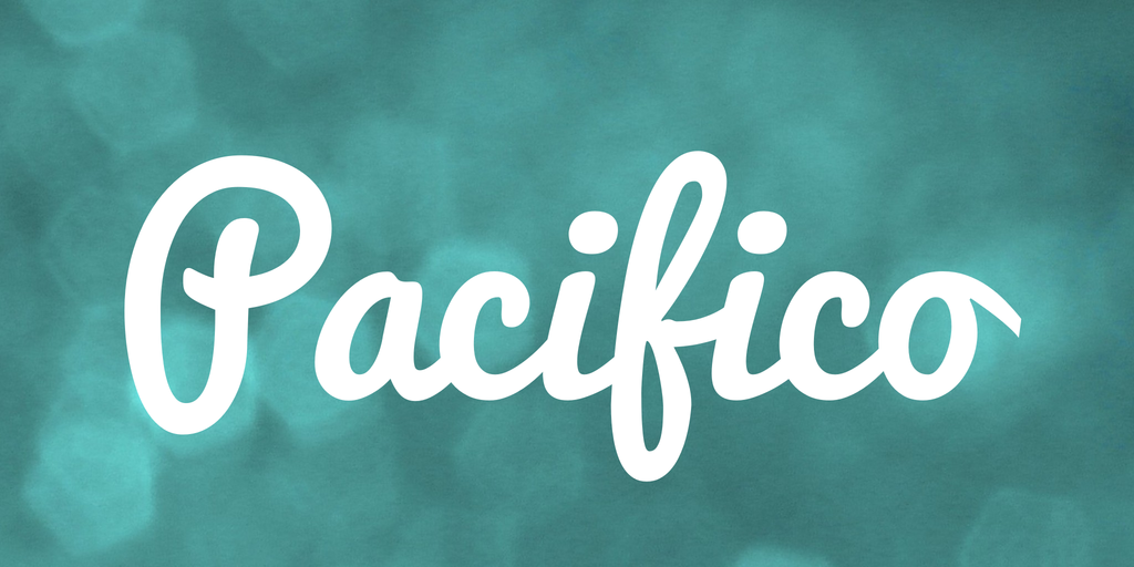Pacifico Fonts