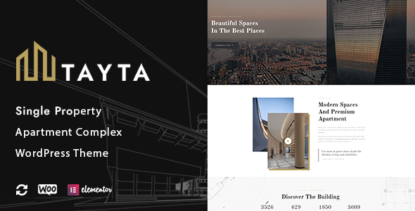 Tayta theme – The outstanding design about single property and apartment complex WordPress Theme